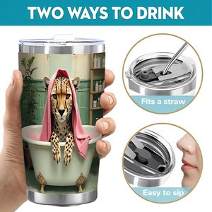 20oz Stainless Steel Tumbler Vacuum <b>Insulated</b> Portable Travel <b>Cup</b> Outdoor Camping Bulk <b>Cup</b> - Product Image 5