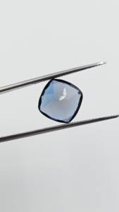 Topaze bleue de Londres naturelle polie de haute qualité, taille coussin facettée, pour la fabrication de bijoux, pierre précieuse en vrac, pierre de naissance de novembre, en promotion - Product Image 4