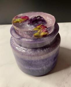 Caja de Joyería de Resina Floral Hecha a Mano, Premium y Personalizada, Organizador Decorativo para Guardar Objetos Pequeños, Estuche de Regalo de Resina para Joyas - Product Image 1