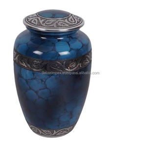 Urna de cremación de metal decorativa de último diseño brillante, urna conmemorativa con diseño pulido a precio de mayorista - Product Image 6