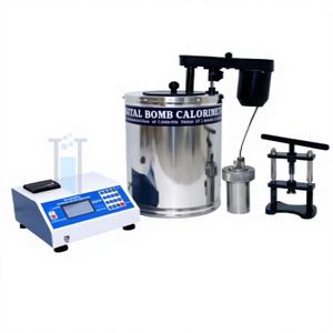 Calorimètre numérique en acier inoxydable, équipement de laboratoire de haute précision, détermination de la valeur calorifique, test thermique du carburant - Product Image 1