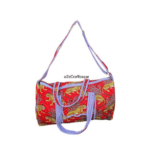 Bolsa de Lona Bohemia Acolchada, Hecha a Mano, 100% Algodón Puro, con Cierre y Asa de Tela Cómoda, para Primavera, Otoño e Invierno, con un Diseño Hermoso - Product Image 2