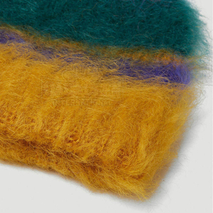 Solid color knit beanie 100% acrylic <b>winter</b> <b>cap</b> Cuffed beanie hat yellow Mustard color casual hat - Product Image 3