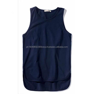 Débardeur Homme Personnalisé Design Populaire 100% Coton Surdimensionné Respirant Tricoté Sportif Débardeur d'Été Coupe Ample - Product Image 3