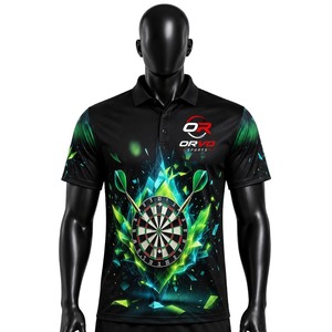 Maillot de fléchettes personnalisé ORVO SPORTS, chemise décontractée, impression par sublimation, motif 3D, unisexe, 100% polyester, séchage rapide, respirant - Product Image 1