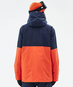 Veste de ski pour homme, coupe-vent, imperméable, respirante, grande taille, doublée polaire, design personnalisé, haute qualité - Product Image 4