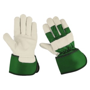 Gants de travail robustes pour hommes, gants de sécurité en cuir pour les travailleurs de la construction - Product Image 3