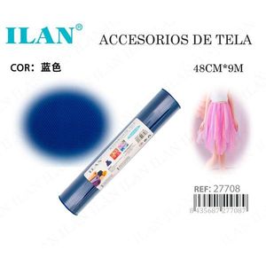 Tessuto a rete blu 48 cm x 9 m per accessori di sartoria - Product Image 3