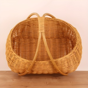 Cesta de campamento al aire libre, precio más barato, cestas de picnic de ratán natural para comida aislada para acampar, hecha en Vietnam - Product Image 3