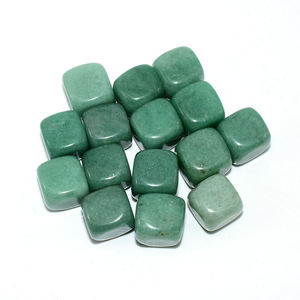 Piedras Cuadradas de Aventurina Verde Natural de 20-30 mm al por Mayor, Estilo Feng Shui, Gema de Ágata para Decoración del Hogar - Product Image 2