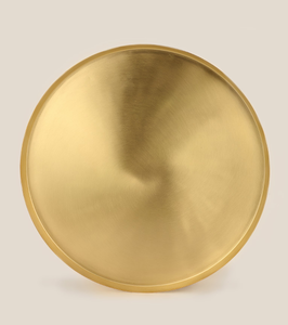 Bandeja de servicio de latón hecha a mano, aspecto minimalista Vintage, construcción duradera para uso a largo plazo, decoración elegante para bodas con temática de frutas - Product Image 6