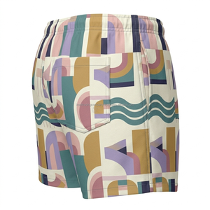 Shorts de bain décontractés entièrement sublimés unisexe légers séchage rapide extensibles dans les 4 sens pour la plage et les centres de villégiature personnalisables avec marque privée OEM ODM - Product Image 6