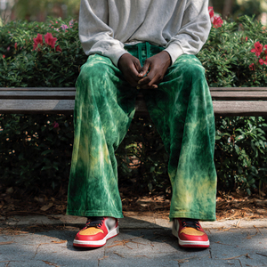 Pantalon de survêtement évasé vintage délavé à l'acide pour femme, coupe ample, 500 GSM, pour l'hiver - Product Image 6