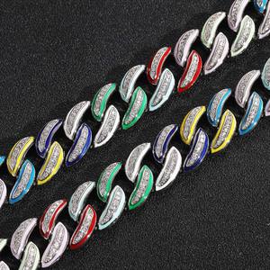 Bracelet cubain en moissanite VVS1 le plus vendu pour un style urbain de luxe, disponible à prix d'exportation depuis l'Inde - Product Image 6