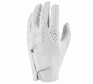 Guantes de Golf Ligeros con Agarre Antideslizante de Malla Transpirable, Blancos y Morados, Unisex, Cierre de Velcro, Dedos Completos - Product Image 4