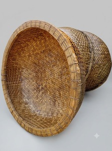 Artesanía Artesanal: Coracle Tejido de Bambú, Barco Decorativo Náutico, Decoración Costera Hecha a Mano de Vietnam, Set de Exhibición para Hoteles y Festivales - Product Image 3