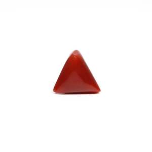 Natural Red Coral Oval Cabochon Loose Gemstone 6.95 Carat for Fine Jewelry - Product Image 2