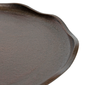 Nueva mesa de centro con acabado de bronce en forma redonda de Metal Vintage real con patas sala de estar dormitorio decorar mesa central para el hogar - Product Image 5