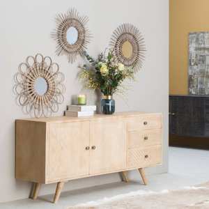 ตู้ข้างเตียงไม้มะม่วงฟอกสี วานดานา เซเรโน โนวารา - Product Image 3