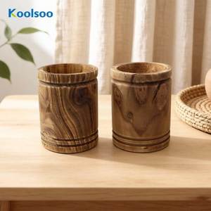 Handmade Wooden Pen Holder for <b>Desk</b> Organization <b>Rustic</b> Wooden Pen Stand for <b>Office</b> and Home Elegant Wooden Pencil Holder for Wo - Product Image 3