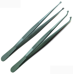 Juego de 2 Pinzas de Sutura Curvas y Rectas de Acero Inoxidable, Disponibles en Todos los Tipos y Tamaños, Instrumentos Quirúrgicos - Product Image 6