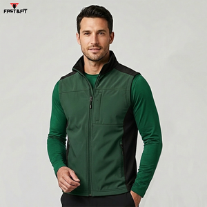 Chaleco Softshell Cortavientos y Transpirable para Senderismo y Camping al Aire Libre, Nuevo Estilo Urbano Cómodo, Venta al Por Mayor - Product Image 3