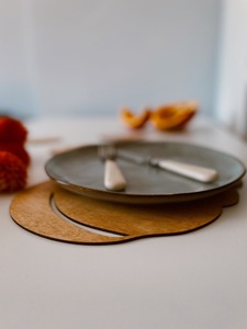 Modern Pumpkin Shape Wooden Coaster Set Suitable For Coffee Tea <b>Table</b> <b>Protection</b> And Halloween Party Decor Wholesale From India - Product Image 3