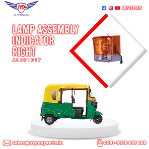 Faro Delantero Derecho con Intermitente, Fabricado en India, para Triciclos, Compatible con el Modelo RE, Exportado a Haití y El Salvador - Product Image 3