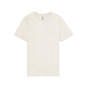 Bella Heather Natural T Shirt T-shirt unisexe à manches courtes en trois mélanges T-shirt avec logo personnalisé - Product Image 6