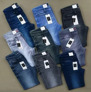 Branded Overrun Surplus Men's Jeans Mixed Denim Stock Fashion Casual Pants Super <b>Light</b> Readymade Label Good Quality <b>Cheap</b> Price - Product Image 4