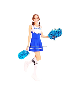 Uniformes de cheerleading personnalisés TASBI INTERNATIONAL 100% polyester imprimés par transfert thermique, poids du tissu 220g, logo frontal - Product Image 1