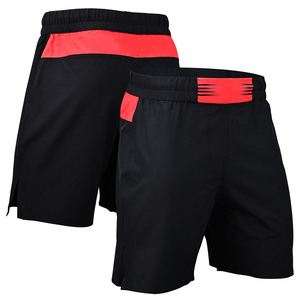 Shorts de boxe pour hommes de haute qualité, couleur unie, légers, séchage rapide, prix bas, impression de logo personnalisée - Product Image 2