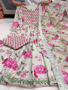 Trendy Designer Indian and Pakistani Ethnic Silk Salwar Suit for Women Top-Bottom and Dupatta Daily Wear - Product Image 3