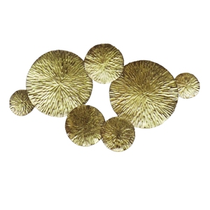 Luxury Hand-Painted Metal <b>Leaf</b> Wall <b>Art</b> Large Multi-Color Iron Floral Wall Hanging Decoration for Modern Living Room Interior - Product Image 4