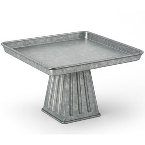 Hot Arrival Attractive Design Galvanized Metal <b>Round</b> Pedestal Cake Stand Dessert <b>Serving</b> <b>Tray</b> For Home Decoration Parties - Product Image 3