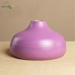 โคมไฟห้อยเพดานทำมือจากไม้ไผ่ทรงโมเดิร์นเรียบง่าย รุ่นออโรร่า พร้อมฝาครอบแสง - Product Image 2