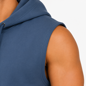 Sudadera con Capucha sin Mangas para Hombre, Personalizada, Estilo Casual, Deportiva, Ecológica, para Invierno - Product Image 3