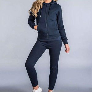 <b>Women</b> Red Solid Eco-Friendly Breathable Winter <b>Fleece</b> Streetwear Tracksuit Set Full Sleeve Sporty Hooded <b>Joggers</b> Side Stripe - Product Image 1