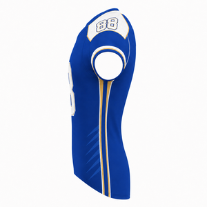 Último Estilo Sin Pedido Mínimo, Camisetas de Fútbol Americano de Manga Corta al Por Mayor con Costuras de Calidad y Ajuste Compresivo, Nuevos Diseños de Uniformes - Product Image 4