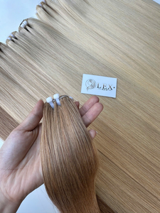 Raw <b>Hair</b> Extensions Weft bundle Blonde <b>Hair</b> <b>Strands</b> Double Drawn Machine Double Weft Vietnamese <b>Hair</b> Raw <b>Hair</b> - Product Image 4