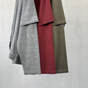 Camisetas de Hombre al Por Mayor a Precio Económico, Nueva Llegada, Doble Capa, 100% Algodón, Mangas Dobles, Estilo Casual - Product Image 5