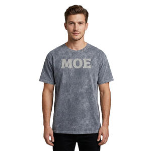 T-shirt vintage pour homme en coton 100% de qualité supérieure, lavé à l'acide, à manches courtes, avec broderie personnalisée - Product Image 3