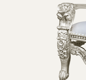 เก้าอี้บัลลังก์ไม้มะฮอกกานีสไตล์โบราณ ทนทาน ทำด้วยมือ หรูหรา เหมาะสำหรับห้องนั่งเล่น อพาร์ทเมนต์ และตกแต่งภายใน - Product Image 4