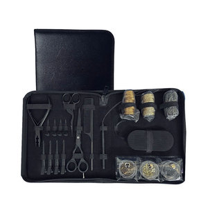 Kit d'outils professionnels pour extensions de cheveux en acier inoxydable de qualité chirurgicale, finition mate, couleur personnalisée, avec pinces de précision - Product Image 1