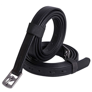 Estribos Ecuestres Hechos a Mano de Alta Calidad, Cuero con Costuras Resistentes, Hebillas de Acero Inoxidable, Excelente Equipo de Seguridad para Montar a Caballo al Estilo Occidental - Product Image 1