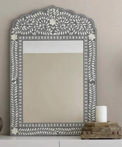 <b>Rectangular</b> Decorative <b>Wall</b> <b>Mirror</b> Luxury Hotel Bathroom Decorative Bone Inlay Finishing <b>Mirror</b> Frame <b>Wall</b> <b>Mirror</b> Frame - Product Image 6