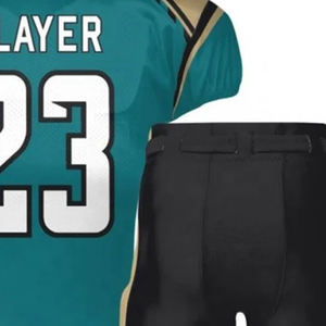 Maillot de football américain personnalisé tendance 2026 – Nom et numéro personnalisés, uniformes d'équipe sublimés, manches courtes, tailles adultes imprimées - Product Image 4