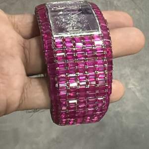 Reloj de Aleación con Diamantes Cultivados en Laboratorio, Cuadrado de 40 mm, Color Incoloro, para Hombre, de Alta Calidad, con Esfera de Cristal Antiguo, Precio al por Mayor - Product Image 3