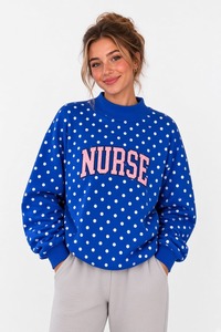 Sudadera de cuello simulado rosa para mujer, de manga larga con hombros caídos, ajuste relajado, con letras aplicadas, estilo casual de forro polar - Product Image 4