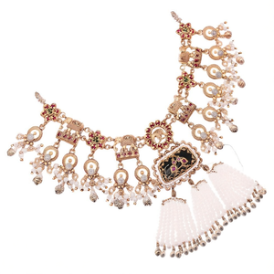 Ensemble de collier en pierre de Pota et perles, bijoux fins, 10575493GR - Product Image 2